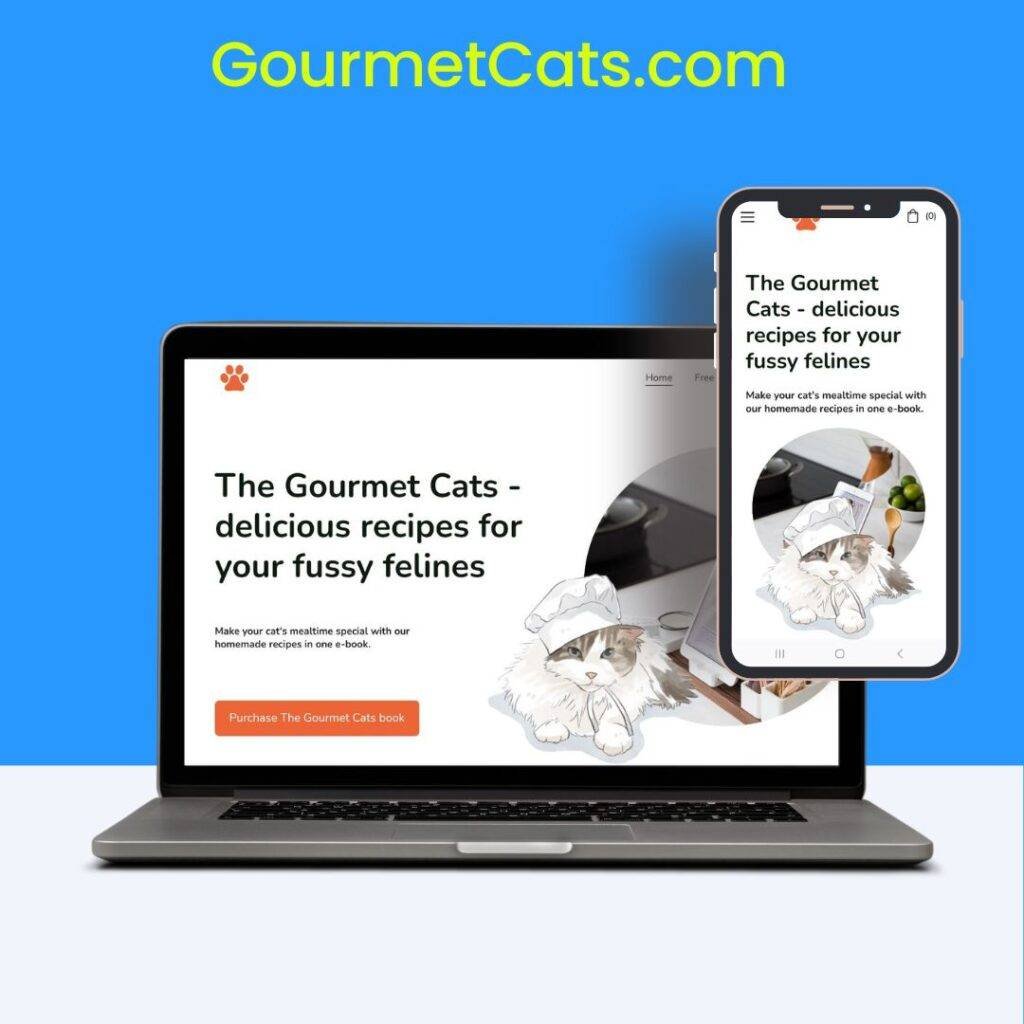 GourmetCats - visual website design