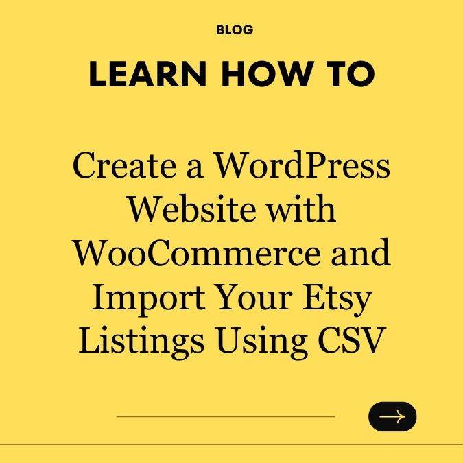 Import Your Etsy Listings